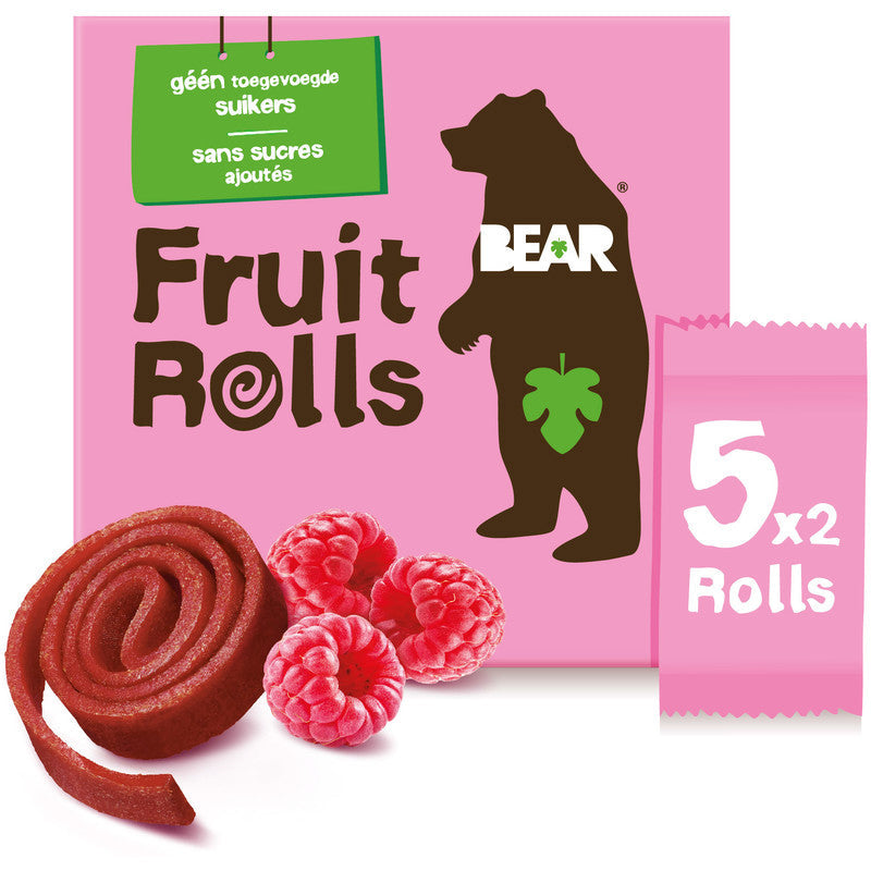 Bear Fruitsnack Raspberry Yoyo Candy Rolls - Worldwide Delivery - Order Online