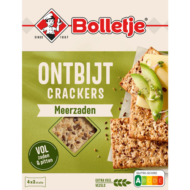 Bolletje Breakfast Crackers Multi-seeds, 270g