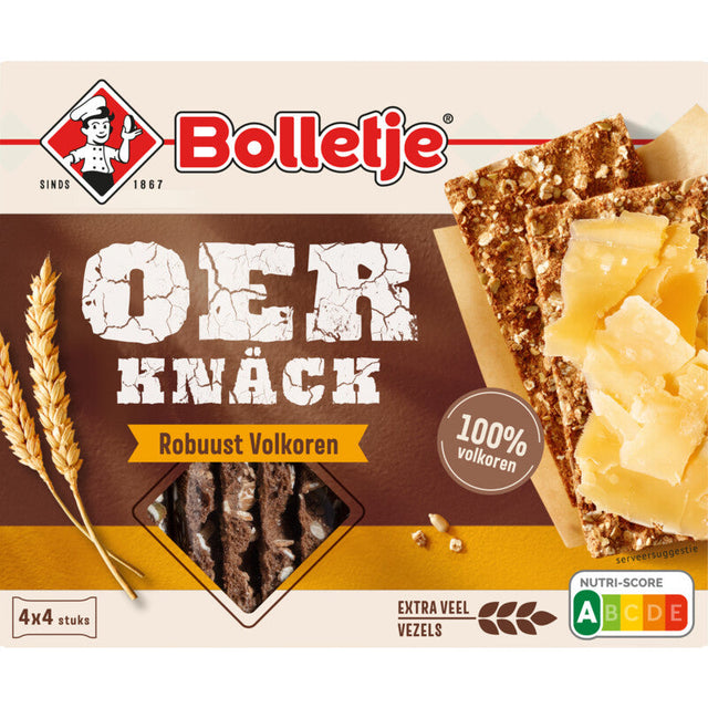 Bolletje Oerknäck Robust Whole Grain - Worldwide Delivery - Order Online