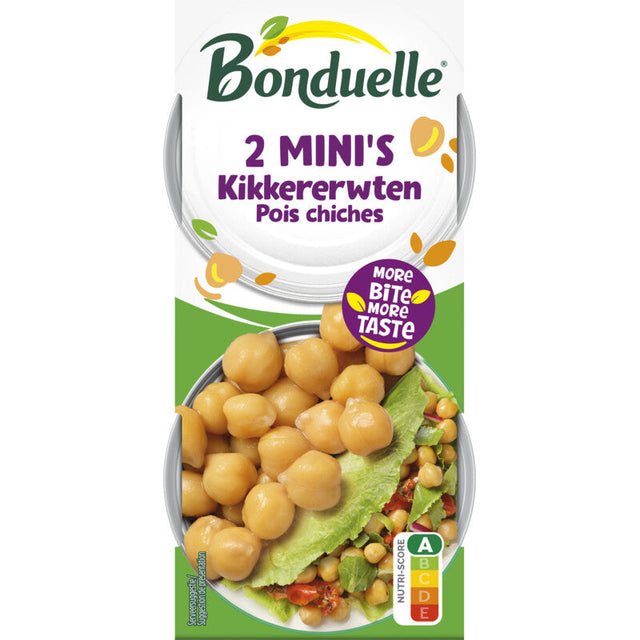 Bonduelle Chickpeas 2 Mini's, 2 × 60g