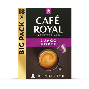 Caf‚ Royal Lungo Forte 18-pack - Worldwide Delivery - Order Online