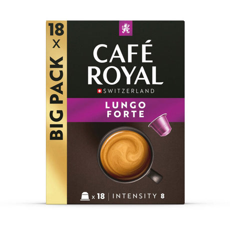 Café Royal Lungo Forte 18-pack - Worldwide Delivery - Order Online