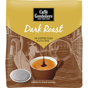 Caffe Gondoliere Dark Roast Pads - Worldwide Delivery - Order Online