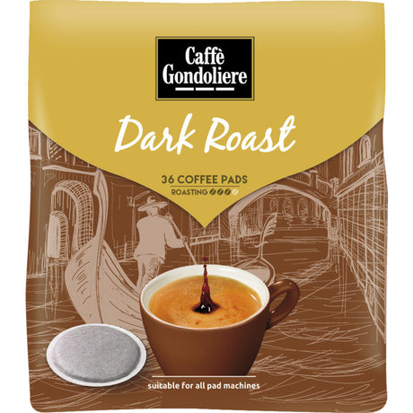 Caffe Gondoliere Dark Roast Pads - Worldwide Delivery - Order Online