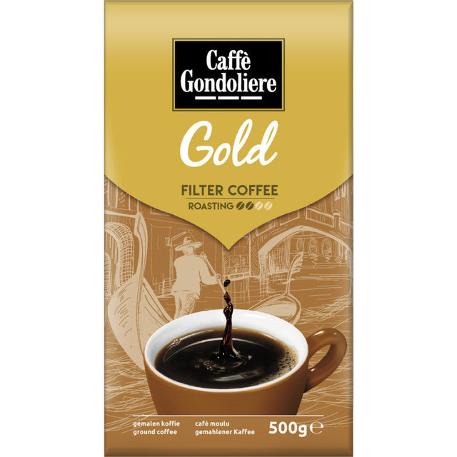 Caffe Gondoliere Gold Ground Coffee, 500g