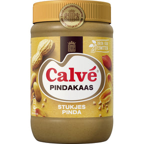 Calvé Peanut Butter with Pieces of Peanut, 650g