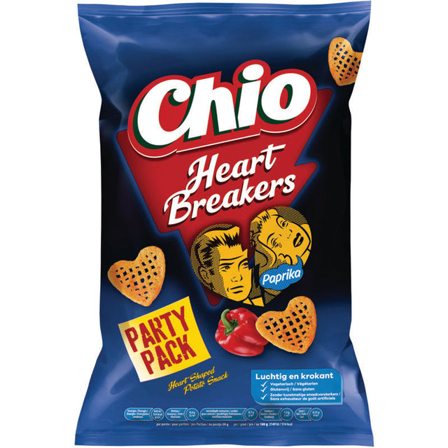 Chio Heartbreakers Paprika Partypack - Worldwide Delivery - Order Online