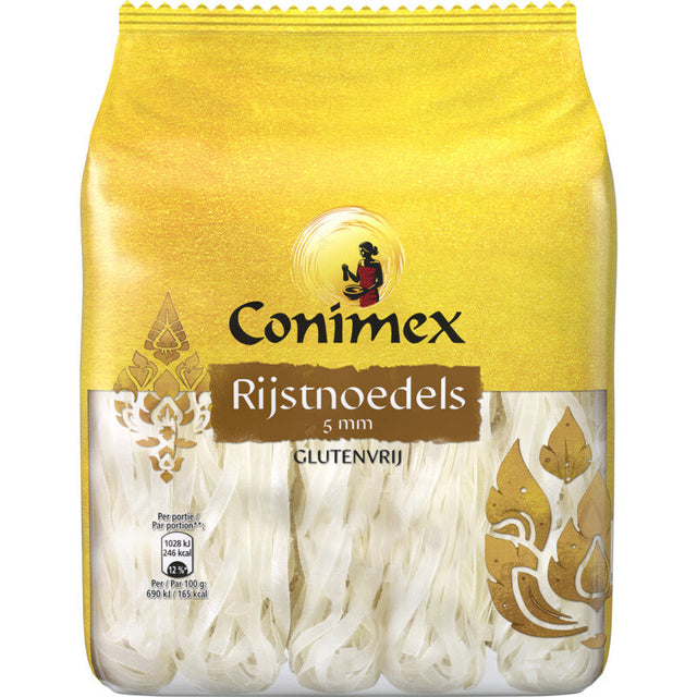 Conimex Rice Noodles 5mm - Worldwide Delivery - Order Online