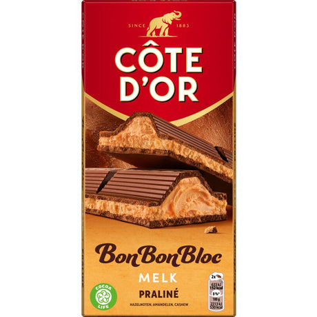 Côte d'Or Bonbonbloc Praline Milk - Worldwide Delivery - Order Online