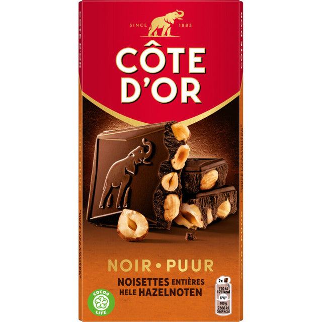 Côte d'Or Bloc Pure Hazelnuts - Worldwide Delivery - Order Online