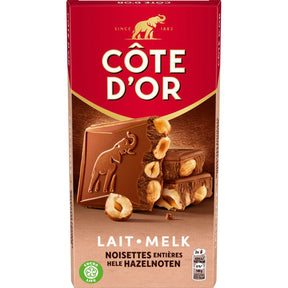 Côte d'Or Bloc Milk Hazelnut - Worldwide Delivery - Order Online