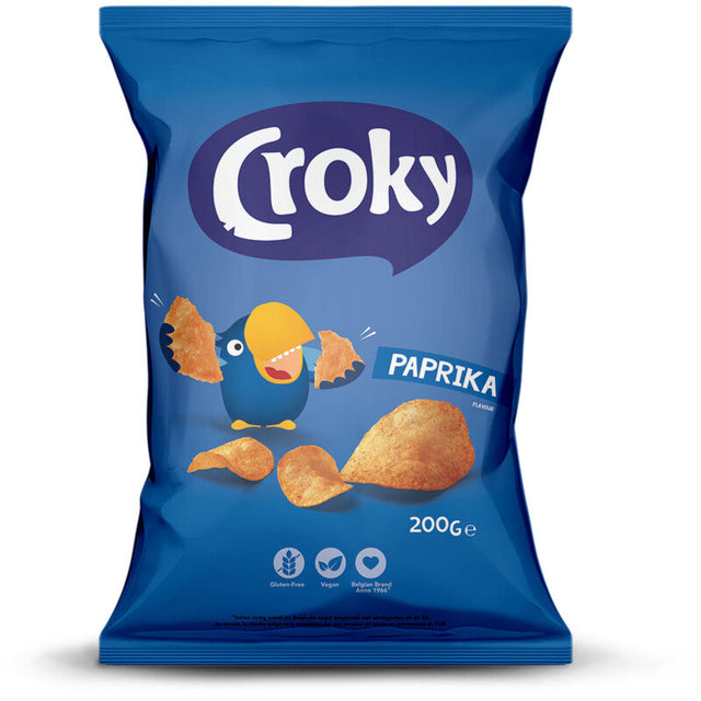 Croky Chips Paprika - Worldwide Delivery - Order Online