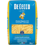 De Cecco Penne Rigate No. 41 Pasta, 500g