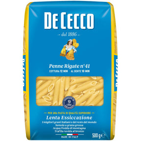 De Cecco Penne Rigate No. 41 Pasta, 500g