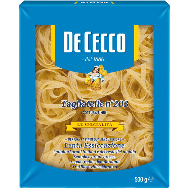 De Cecco Tagliatelle No. 203 Pasta, 500g