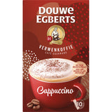 Douwe Egberts Verwenkoffie Cappuccino Instant Coffee, 10 packs