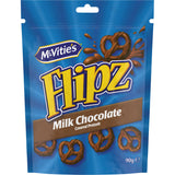 Flipz Milk Chocolate Pretzels 90g