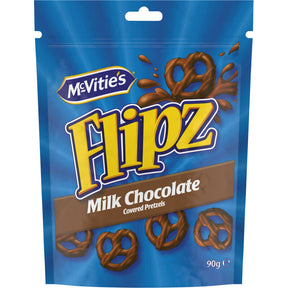 Flipz Milk Chocolate Pretzels 90g