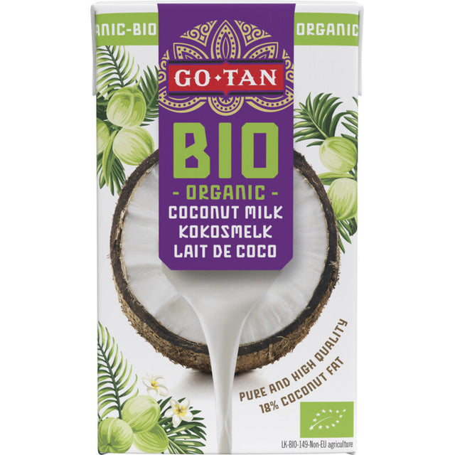 Go-Tan Organic Coconut Milk Organic - Worldwide Delivery - Order Online