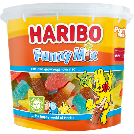 Haribo Fruitgom Mix Silo Mixed Fruit Sweets, 650g