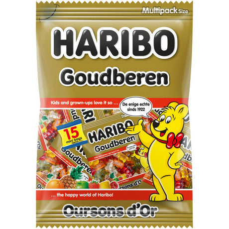 Haribo Mini Gold Bears Fruit Gums, 375g