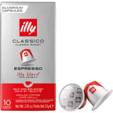 illy Espresso Classico Coffee Cups, 10 capsules