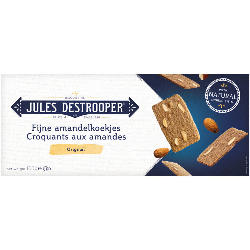 Jules Destrooper Almond Thins - Worldwide Delivery - Order Online