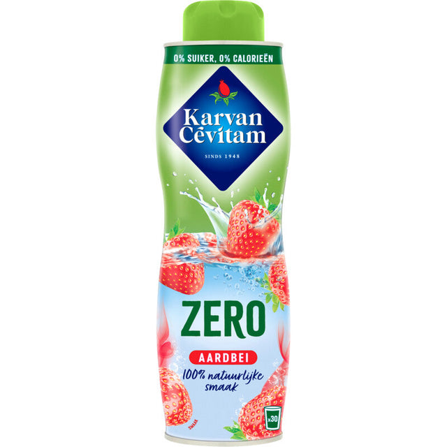 Karvan Cévitam Strawberry 0% Sugar Added Drink syrup, 750ml