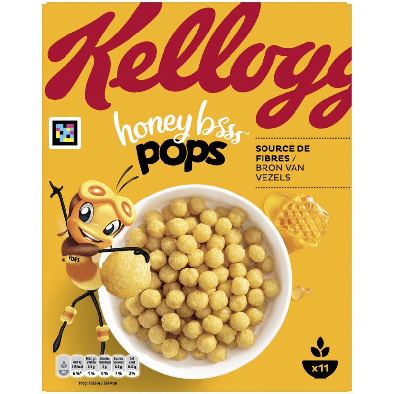 Kellogg's Honey Pops - Worldwide Delivery - Order Online