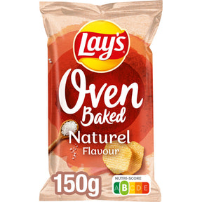 Lay's Oven Baked Naturel Potato Chips, 150g