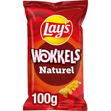 Lay's Wokkels Naturel Corn Snacks, 100g