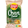 Lay's Oven Baked Mediterranean Herbs Potato Chips, 150g