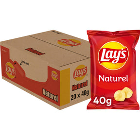 Lay's Naturel Chips, 20 × 40g