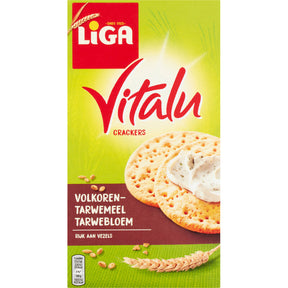 Liga Vitalu Crackers Whole Wheat Cereal Bar, 200g