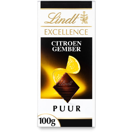 Lindt Excellence Ginger Lemon - Worldwide Delivery - Order Online