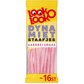 Look o Look Strawberry Dynamite Bar Fruit chew sweets, 110g