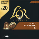 L'OR Espresso Lungo Estremo Coffee Cups, 20 capsules