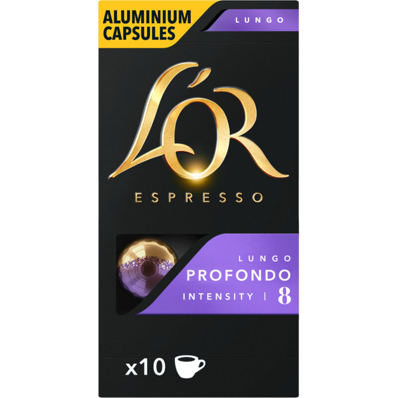 L'OR Espresso Lungo Profondo Coffee Cups - Worldwide Delivery - Order Online