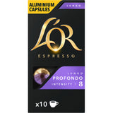 L'OR Espresso Lungo Profondo Coffee Cups, 10 capsules