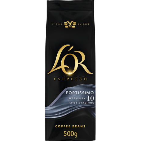 L'OR Espresso Fortissimo Coffee Beans - Worldwide Delivery - Order Online