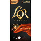 L'OR Espresso Colombia Coffee Cups, 10 capsules