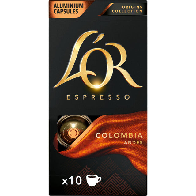 L'OR Espresso Colombia Coffee Cups - Worldwide Delivery - Order Online