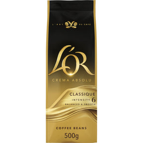 L'OR Crema Classique Coffee Beans - Worldwide Delivery - Order Online