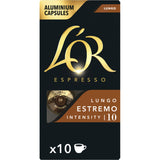 L'OR Espresso Lungo Estremo Coffee Cups, 10 capsules
