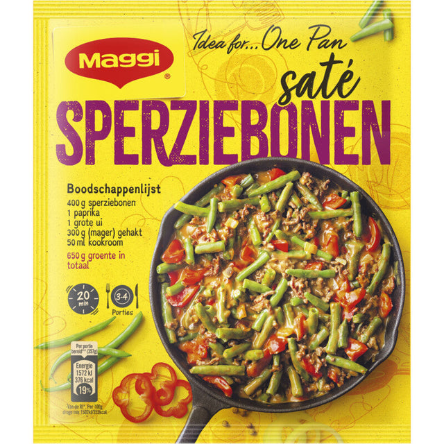 Maggi Dish of the Day Green Beans Satay Sauce Mix - Worldwide Delivery - Order Online