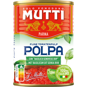 Mutti Polpa au Basilic - Worldwide Delivery - Order Online