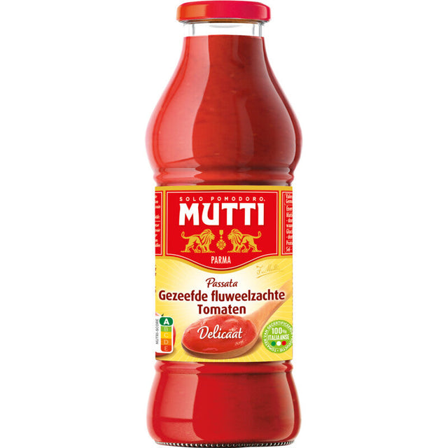 Mutti Passata Sifted Velvety Tomatoes - Worldwide Delivery - Order Online