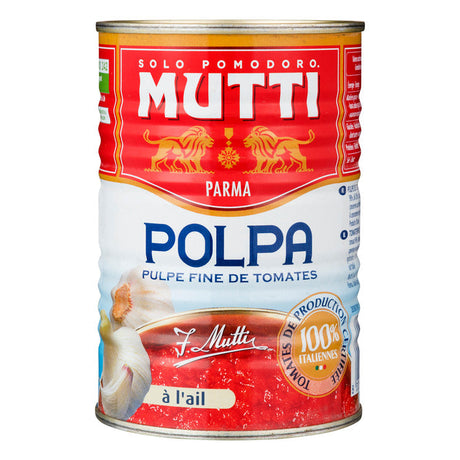 Mutti Polpa 'a l'ail - Worldwide Delivery - Order Online