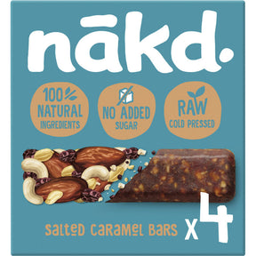 Nakd Salted Caramel Fruit Bar with Nuts - Worldwide Delivery - Order Online