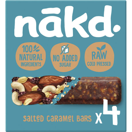 Nakd Salted Caramel Fruit Bar with Nuts - Worldwide Delivery - Order Online